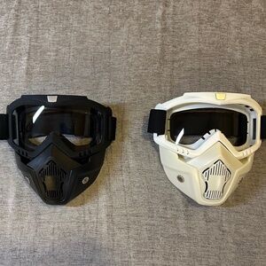 Airsoft Face Mask (2 Pack) Detachable Tactical Googles